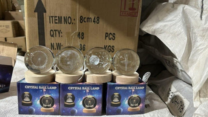 Galaxy Crystal Lamp